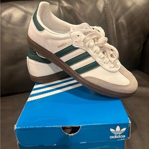 Adidas Samba OG White & Collegiate Green Men’s Size 8